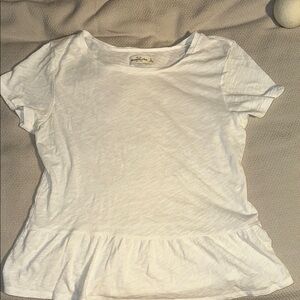 A&F peplum tee shirt